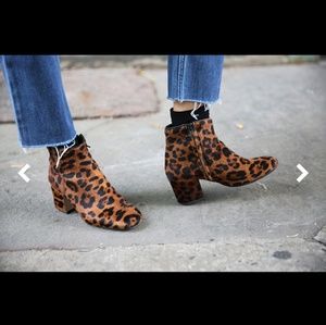 Zara leopard boots.